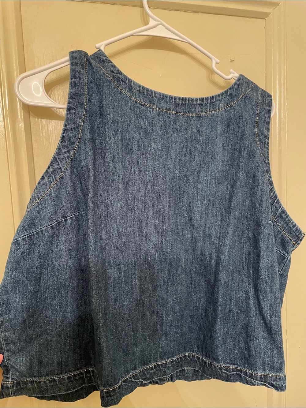 Old Navy denim vest tank